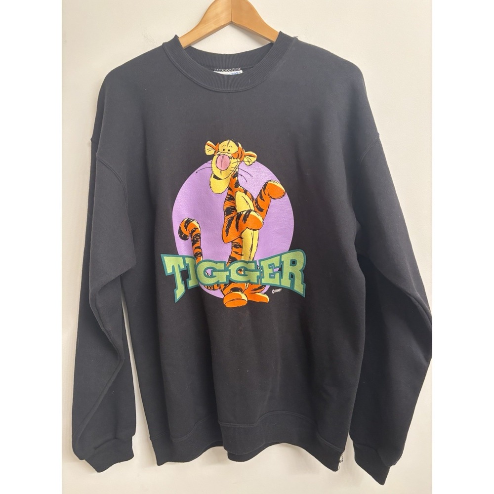 Vintage 90s Tigger Winnie The Pooh Crewneck Sweater Size Large